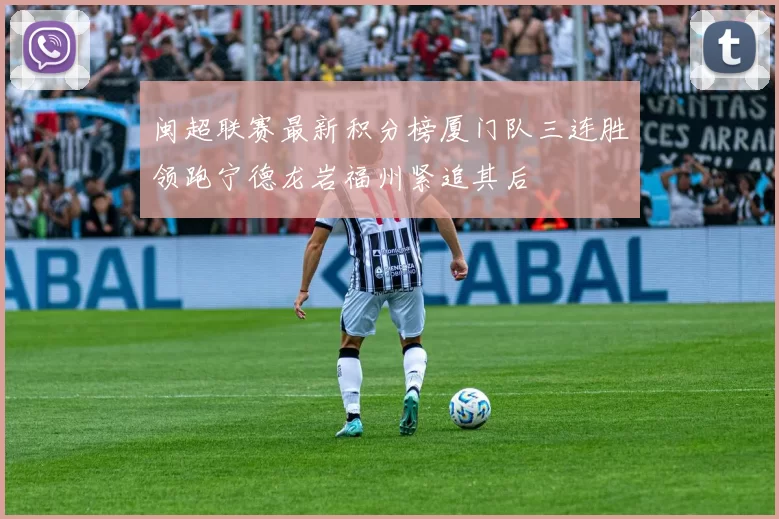闽超联赛最新积分榜厦门队三连胜领跑宁德龙岩福州紧追其后